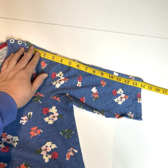 Boden Womens Dress Blue Floral Front Pockets 100% Cotton 3/4 Sleeve Sz 6 Preppy - Picture 8 of 8